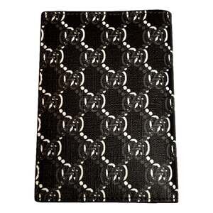 Gucci GG Shadow Large Bifold Wallet Black Embossed